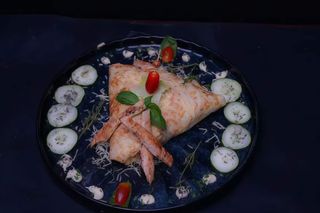 Crepe Chicken And Cheese