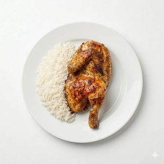 1/2 Pollo Al'ast Y Arroz