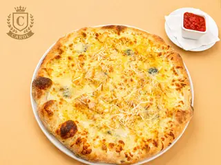 Pizza Quattro formaggi si crema trufe