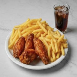 Menú alitas de pollo