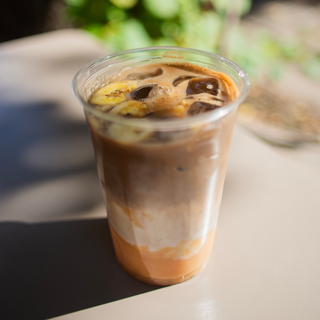Hojicha Banana Latte