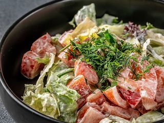 Овочевий салат зі сметаною (350g)