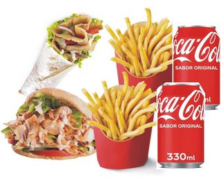 Menú durum y kebab
