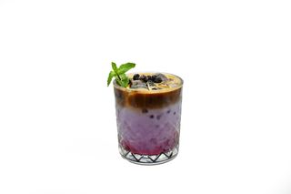 Ice Blueberry  Latte