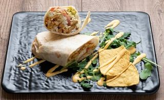 Burrito crispy chicken
