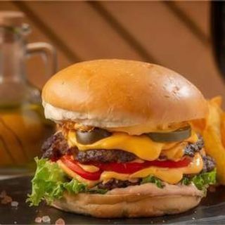 Double smashed burger 400 g