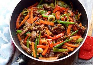 Manzo con verdure miste