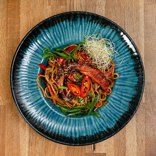 Ośmiornica z makaronem