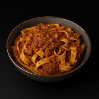 Tagliatelle al ragù (boloñesa)