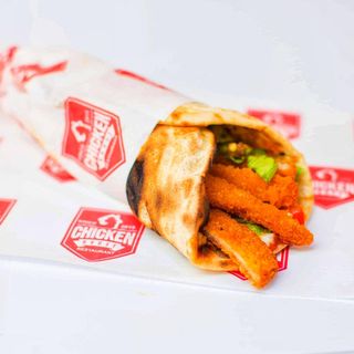 Cheese Naan Escalope Panée