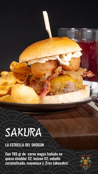 Hamburguesa Sakura