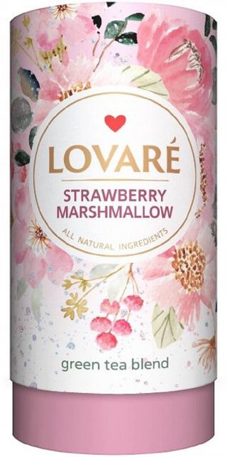 Strawberry Marshmallow 80g - Tub Ceai LOVARE