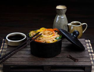 Ուդոն բանջարեղենով