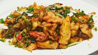 Crispy salt pepper vegetarian