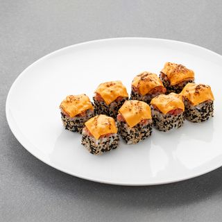 Rolka double tuńczyk z serem cheddar