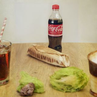 Medium Chicken Shawarma + one sausage + 50cl PET Drink