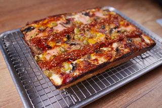 Bacon Capricciosa Detroit Pizza