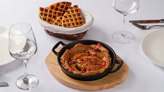 ბადრიჯნის და იმერული აჯიკის დიფი