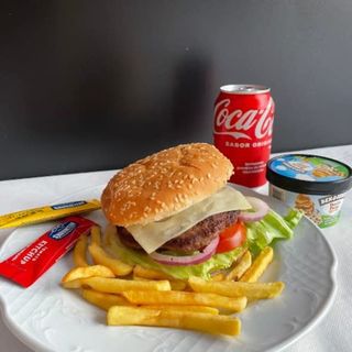 Menu Smash Cheese Bacon Burger