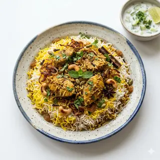 Biryani Con Pescado