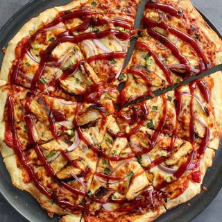 Pizza barbacoa pollo (L)