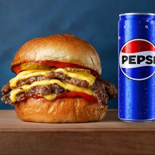 Classic double + Pepsi Max 0.3l