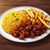 Half Pilau Half Chips,Offals