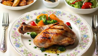 Cuisse de poulet grillée