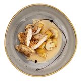 Філе куряче з печерицями за печеною картоплею (170/140г)