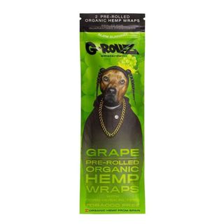 G-Rollz Blunt Pre-Rulat din Canepa Rap aroma Struguri  x2buc