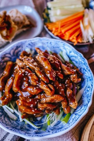 Straccetti di maiale in agro piccante