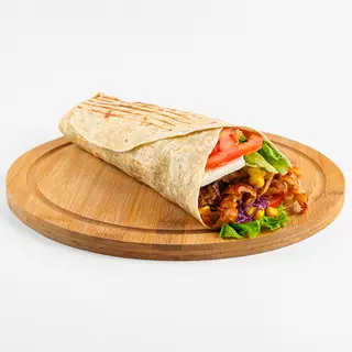 Kebab tortilla piletina
