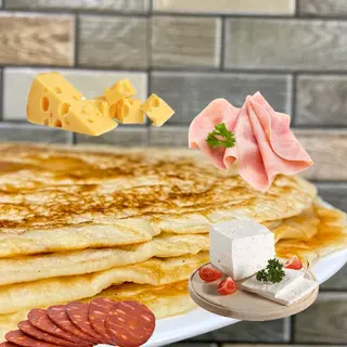 Катма със салам чоризо и кашкавал