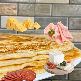 Катма със салам чоризо и кашкавал