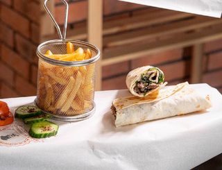 Saj z szawarmą wołową 300-350g