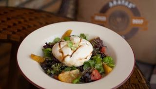 Буррато с апельсином