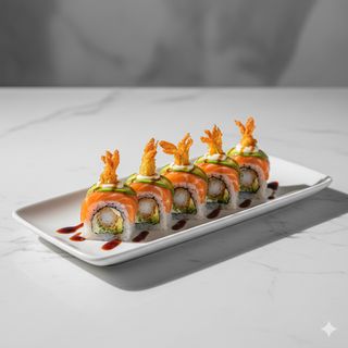 Ebi flower roll 8 pezzi