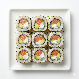 Salmón, Aguacate Y Queso