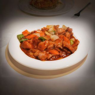 62- Cerdo Con Salsa Picante