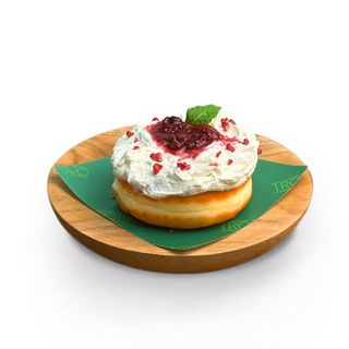 Berlina de cheesecake de frutos rojos