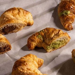 Croissant wypełniony kremem