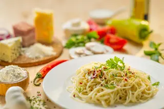 Spaghete Aglio, Olio, Pepperoncini