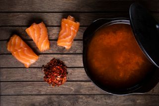  Տոմատո ապուր սաղմոնով