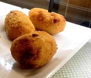 Supplì provola e speck