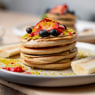 Fancy Pancakes Pistacho