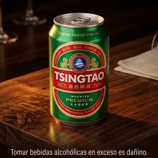 Cerveza china QingDao (330 ml.)