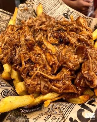 Patatas fritas Pulled Pork