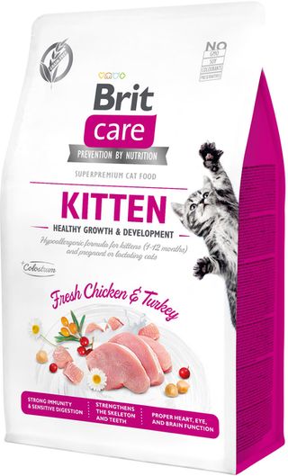 Brit Care Cat GF Kitten HGrowth and Development, 0,4кг