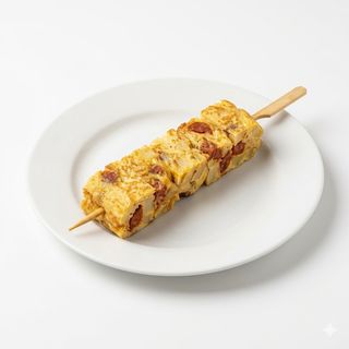 Pincho De Tortilla De Chorizo Frito De Liebana