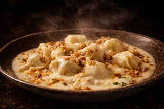 Caramella de Pera (Gorgonzola & Nueces)